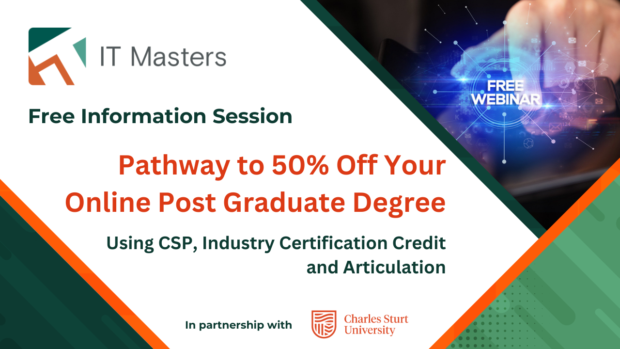 Info Session: Pathway to 50% Off Your Post Grad