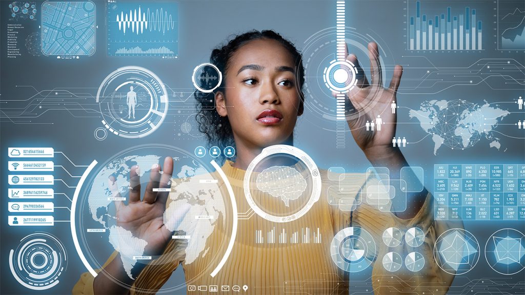Women in cybersecurity collaborating to improve diversity in tech